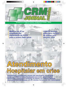 Jornal n&ordm;03.pmd - Conselho Federal de Medicina