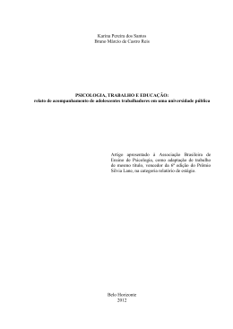 Karina Pereira dos Santos Bruno M&aacute;rcio de Castro Reis