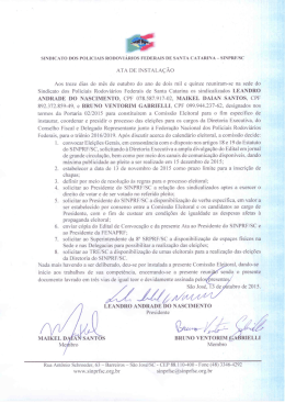 ATA DE leTALAÇÃo - sinprf-sc