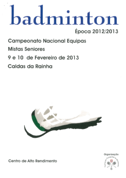 sloadminton - Federa&ccedil;&atilde;o Portuguesa de Badminton