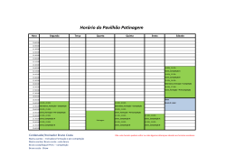 Horário – 2014 Ver aqui