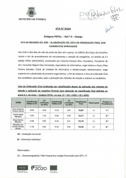 Ata da Reunião do Júri