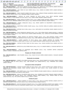 Ano 6 &ndash; n&ordm; 108/2014 Data de Disponibiliza&ccedil;&atilde;o: segunda