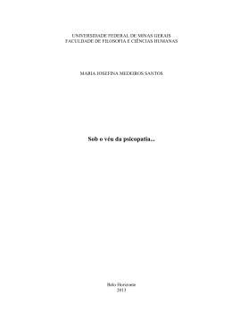 SANTOS, Maria - Biblioteca Digital de Teses e Disserta&ccedil;&otilde;es da UFMG