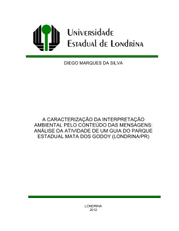 Expedi&ccedil;&atilde;o ao Meio Ambiente Para Atividades de Educa&ccedil;&atilde;o