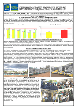 Informativo 8 - Sorriso de Minas
