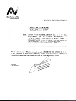 Aduana Nacional de Bolivia
