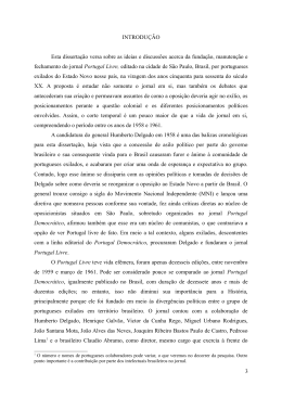 INTRODU&Ccedil;&Atilde;O Esta disserta&ccedil;&atilde;o versa sobre as ideias e discuss&otilde;es