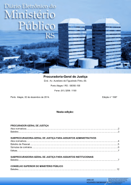 Procuradoria-Geral de Justiça - Ministério Público