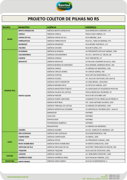 PROJETO COLETOR DE PILHAS NO RS