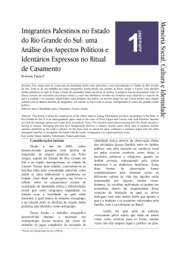 Imigrantes Palestinos no Estado do Rio Grande do