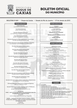 27/01 - Prefeitura de Duque de Caxias