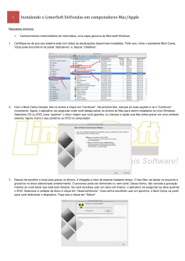 Instalação do LimerSoft SisVendas (Apple OSX/Mac)