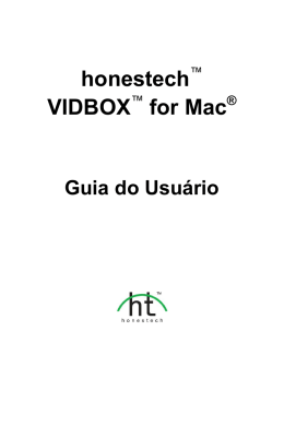 honestech VIDBOX for Mac