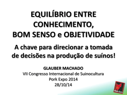 EQUIL&Iacute;BRIO ENTRE CONHECIMENTO, BOM SENSO e
