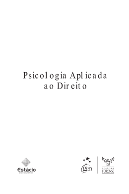 Psicologia Aplicada ao Direito - sem gabarito