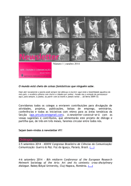 Newsletter ST Arte_1_Outubro 2014