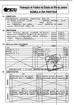 Page 1 Page 2 02 `Federação de Futebol súMuLA WBEF