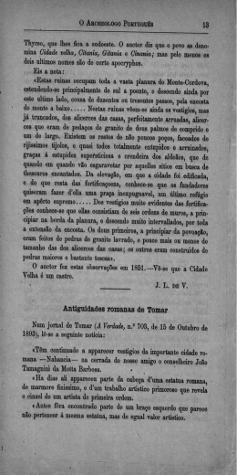 Antiguidades romanas de Tomar