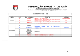 FEDERA&Ccedil;&Atilde;O PAULISTA DE JUD&Ocirc;