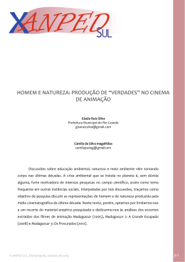 homem e natureza: produ&ccedil;&atilde;o de &ldquo;verdades&rdquo; no