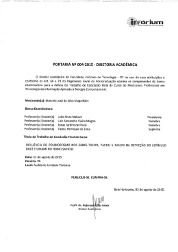 Portaria 004-2015 / Marcelo Jos&eacute; da Silva Magalh&atilde;es