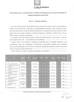 Relatório Preliminar