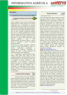 Informativo Agrícola Junho - 03 - DETEC