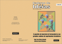 Caderno de Idéias - Fundação Dom Cabral