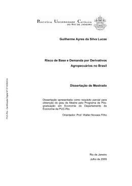 Guilherme Ayres da Silva Lucas Risco de Base e
