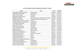 Aprovados em Lista de Espera - 2&ordm;/2014