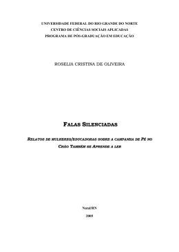 FALAS SILENCIADAS