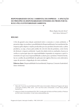 resumo responsabilidade social e ambiental das empresas