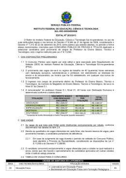 Visualizar - CONCURSOS IFSul