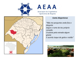 Apresenta&ccedil;&atilde;o AEAA - Bento Gon&ccedil;alves - Crea-RS