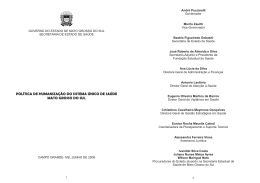 Politicas de Humanizacao