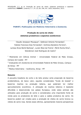 PUBVET, Publica&ccedil;&otilde;es em Medicina Veterin&aacute;ria e