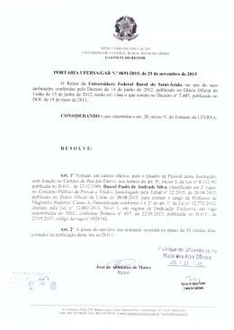 Portaria nº 0691 de 25 de novembro de 2015