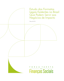 Estudo dos Formatos Legais Existentes no Brasil Que Podem Servir