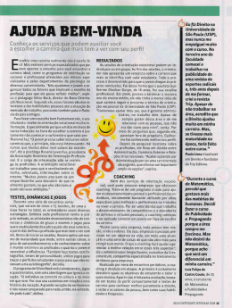 Conhe a os serviços que podem auxiliar você _ a escol er a