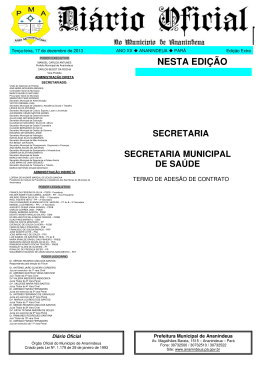 Diario do dia 17 de Dezermbro de 2013