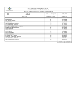 ANEXO V -PROJETO VARRI&Ccedil;&Atilde;O DE PARNAMIRIM