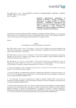 Port. MDIC 257/14 - Port. - Portaria MINISTRO DE