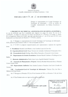 PORTARIA CADE N°l¶b ,DE ÃO DE sETEMBRo DE 2014.