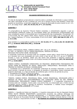 Direito Processual Penal Prof.: S&iacute;lvio Maciel Data: 25.09.2007