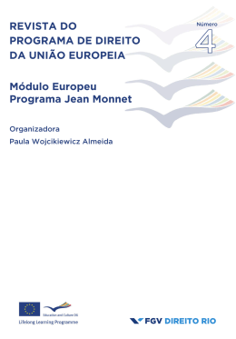 Revista do Programa de Direito da Uni&atilde;o Europeia
