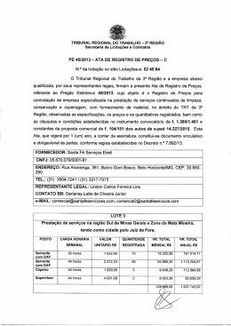 PE 45/2013 - ATA DE REGISTRO DE PREÇOS - D