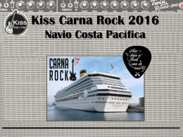 Kiss Carna Rock 2016 Navio Costa Pac&iacute;fica