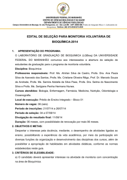 EDITAL PROEN N&ordm; 01/2006, de 03 de setembro de 2006