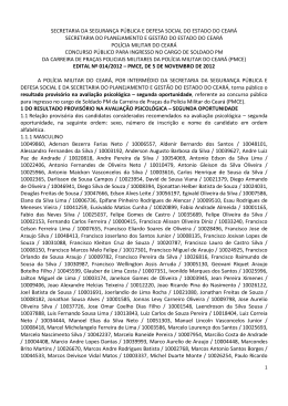 Resultado provis&oacute;rio na avalia&ccedil;&atilde;o psicol&oacute;gica